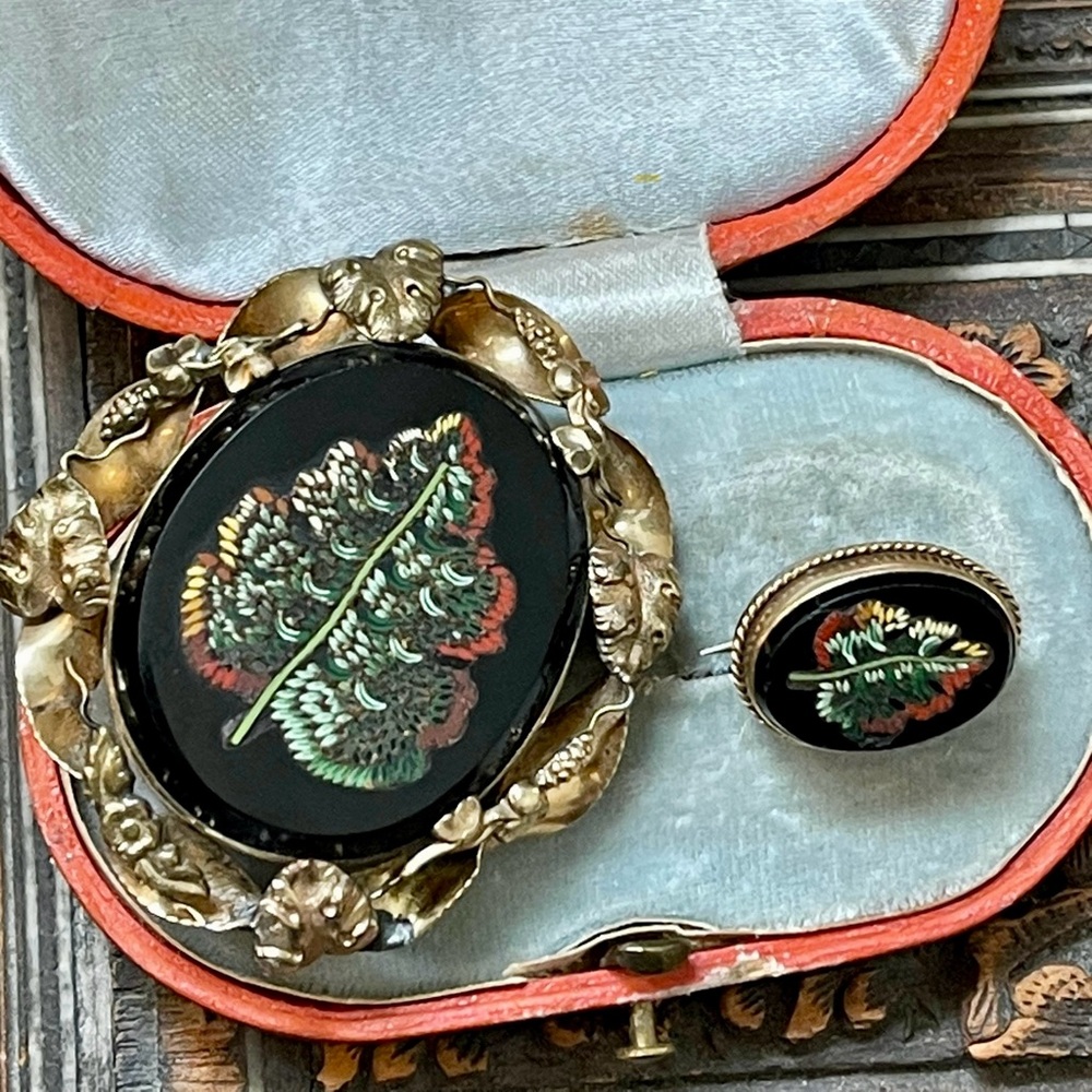 Victorian Brooch Set Matching